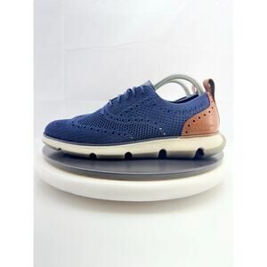 Cole Haan 4.ZERØGRAND Oxford Stitchlite Mens Size 8M Blue Casual Shoes C36418